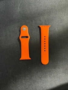 Streng Limitiertes Apple Watch Hermés Armband Orange 38mm S/M - Zdjęcie 1 z 2