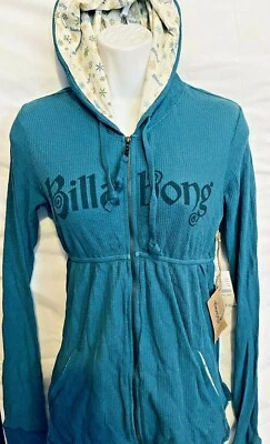 NWT BILLABONG Hoodie Lightweight Sweatshirt Front / Hood  Logo Design LARGE - Image 1 of 4