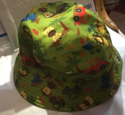 Sombrero con estampado de selva animal safari para niños pequeños/niños Foto 1 de 4