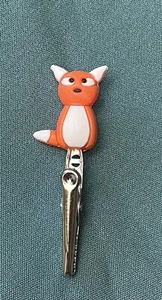 Roach Clip Buddies - cute Colorful mini roach clips- Orange Foxy Fox - Picture 1 of 1