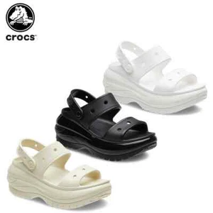 Crocs Classic Mega Crush Sandal Unisex Thick Soled Sandals Various Color New - Picture 1 of 18