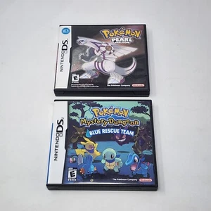 Lot of 2 Nintendo DS Pokemon Games (Nintendo DS) Cases Only NO Games - Authentic - Picture 1 of 3