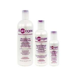 Champú para cabello Aphogee 16 oz + reconstructor 8 oz + conjunto combinado de tratamiento de proteínas de 4 oz - Imagen 1 de 1