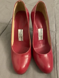 Scarpe Billy Chan Couture donna 3 rosa vernice metallo stiletto pompa pelle rare - Foto 1 di 8
