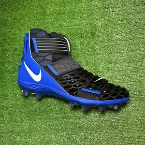 Nike Force Savage Elite 2 Blue Black Football Cleats BV3962-008 Men's Size 16 - Picture 1 of 7