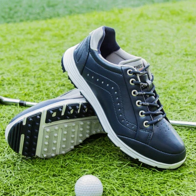 Zapatos de golf Thestron Gentleman Pro 2.0 sin clavos zapatillas de entrenamiento profesional Foto 1 de 4