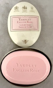VINTAGE YARDLEY ENGLISH ROSE LUXUS SEIFE IN DOSE - Bild 1 von 3