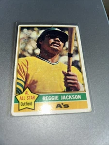 1976 Topps - Reggie Jackson #500 - Bild 1 von 2