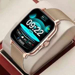 Bluetooth Luxus Smartwatch Damen watch Fitness Herzfrequenz Pulsuhr Blutdruck - Bild 1 von 21