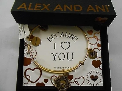 Alex Und Ani Weil Ich Dich Liebe ENKELTOCHTER III Armband Rafaelian Gold NWTBC - Bild 1 von 4