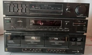 Vintage Sony HST-211 Stereo System Receiver AM/FM Radio Cassette Tape - Works - Picture 1 of 23