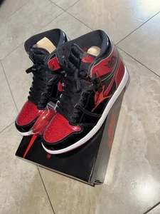 Nike Air Jordan 1 High Retro OG Patent Bred Glanz Größe 42,5 - Bild 1 von 8