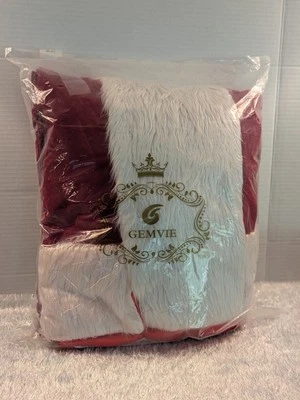 Santa Suit Deluxe Santa Claus Costume for Men 9 Piece Set Size XXL Christmas  - Image 1 of 4