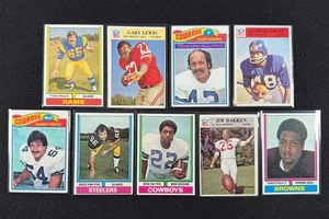 1966 NFL CARD LOT (9) Steve White Bob Hayes Greg Pruitt Tom Mack Jim Bakken TCG - Bild 1 von 9