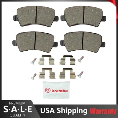 Conjunto de pastilhas de freio a disco traseiras de cerâmica para Land Rover LR2 Volvo S60 S80 V70 XC60 Brembo - Imagem 1 de 2