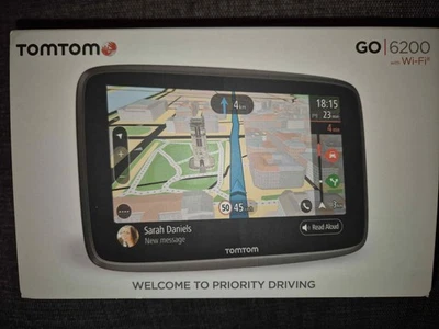 TomTom GO  6200 Wifi Navigationssystem mit Wifi/Sim/Traffic/Radar - Bild 1 von 4