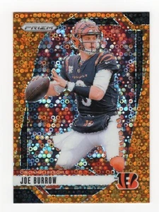 2024 Panini Prizm Joe Burrow #55 Orange Disco Prizm Cincinnati Bengals - Picture 1 of 2