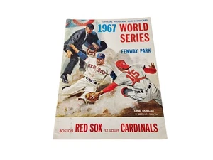 1967 World Series Program & Scorecard UNSCORED Boston Red Sox St Louis Cardinals - Bild 1 von 14