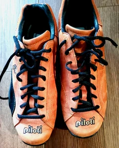 CLEARANCE - PILOTI Prototipo Driving/Racing Cognac Leather Shoes Size 6.5 - Picture 1 of 6