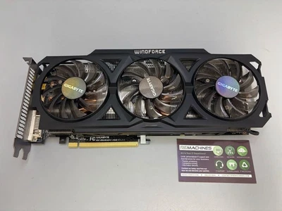 GIGABYTE AMD Radeon Windforce GV-R928XOC-3GD GDDR5 Graphics Card - Image 1 of 4