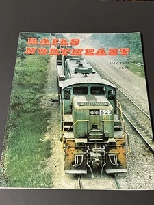 RAILS NORTHEAST MAGAZINE MAY 1977 UNION RR PITTSBURGH PA FRONT & BACK COVER - Picture 1 of 4