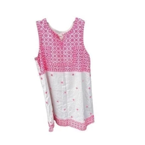 GB Gianni Bini Girls bubblegum fairy linen blend whimsy boho dress Sz 16 - Picture 1 of 4