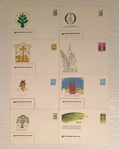 Vintage Latvian Artistic Postal Covers – Early 1990s – Rare Collection - Picture 1 of 2