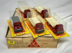 Camión de plataforma EKO HO 5 unidades excelente en embalaje original con caja de empresa - Imagen 1 de 1