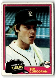1981 Topps Tim Corcoran #448 Detroit Tigers - Picture 1 of 2