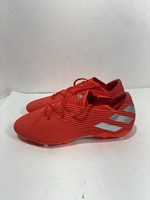 Botines de fútbol Adidas Nemeziz 19.2 FG para hombre rojo activo (F34385) talla 11.5 EE. UU. Foto 1 de 4