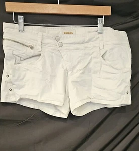Pantaloncini Diesel donna bianchi taglia 32 - Foto 1 di 9