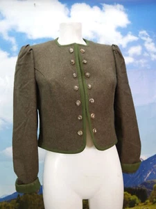 Julius Lang neuwertig braun mit Hirschhornknöpfe kurze Trachtenjacke Jacke Gr.42 - Bild 1 von 7