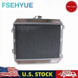 3 Row Aluminum Radiator Fit 1974-1979 Datsun 610 200B 620 L20B 2.0L L4 76 77 78 - Picture 1 of 11