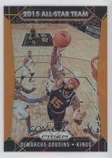2015-16 Panini Prizm All-Star Team Orange Prizm /65 DeMarcus Cousins #366