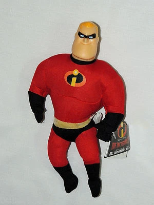 NUEVO CON ETIQUETAS MINI PELUCHE DISNEY LOS INCREÍBLES 11" CABEZA DE PLÁSTICO SUMINISTROS PARA FIESTAS Foto 1 de 2