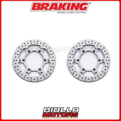 KIT DISCHI FRENO ANTERIORE BRAKING YAMAHA XVZ TF ROYAL STAR VENTURE 1300 2005 -  Foto 1 de 4