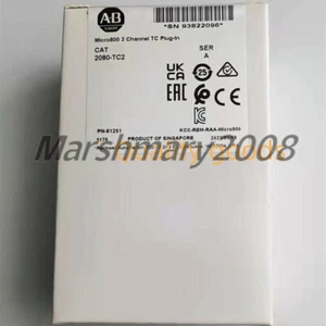 1 Stück NEU Allen Bradley 2080-TC2 SER A Micro800 2-Kanal TC Plug-in kostenloser Versand - Bild 1 von 3