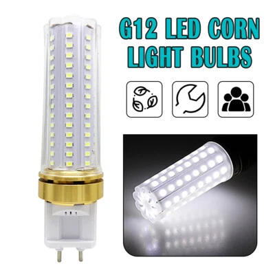 G12 LED Corn Light Bulbs Bulb For Chandelier 10W to 20W Cold Warm White 110V - Image 1 of 4
