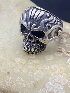 Tribal Totenkopf Ring Größe 11 1/2 Sterlingsilber  - Bild 1 von 5