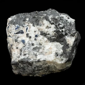 Cristales de zafiro de corindón azul, hercinita. Especie mineral. 208 g / 7,3 oz - Imagen 1 de 2