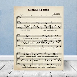 The Last of Us Bill and Frank Linda Ronstadt Long Long Time Piano Sheet Music - Picture 1 of 2