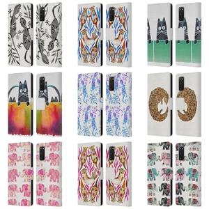 OFFICIAL CAT COQUILLETTE ANIMALS 2 LEATHER BOOK WALLET CASE FOR SAMSUNG PHONES 2 - Picture 1 of 15