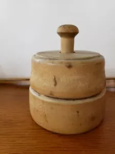 Prensa de mantequilla de madera grande antigua primitiva - Imagen 1 de 7