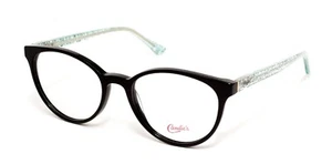 Candie's CA0165 001 Black Plastic Round Optical Eyeglasses Frame 52-18-140 RX CA - Picture 1 of 1