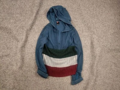 Sudadera con Capucha Estilo Vintage Diesel Y2K Combinación con Recorte Manga Larga Foto 1 de 4