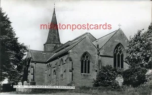 REAL PHOTOGRAPHIC POSTCARD OF ST NICHOLAS CHURCH, KENILWORTH, WARWICKSHIRE - Picture 1 of 1
