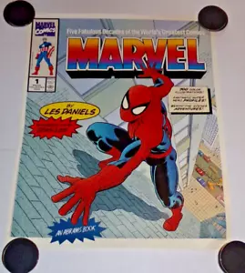 1991 STAN LEE LES DANIELS MARVEL COMIC ABRAMS BÜCHER SPIDER-MAN PROMO POSTER LE - Bild 1 von 9