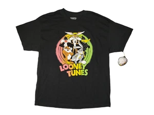 Official New Looney Tunes Mens T Shirt XL Taz Bugs Daffy Wiley and More - Picture 1 of 5