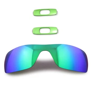 Oakley Batwolf 9101 Green Icons Trim Polarized Replacement Lenses Sports Package - Picture 1 of 3