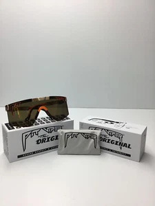 Pit Viper The Original Wide HDPV Polorized Gold The Actualbush Sunglasses - Imagen 1 de 3